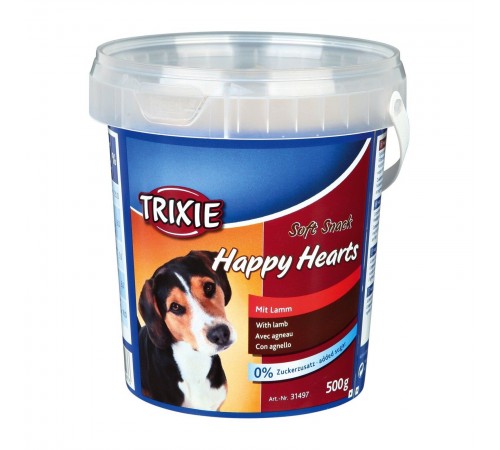 Ласощі для собак Trixie «Happy Hearts» 500 г (ягня)