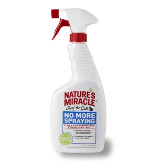 Спрей Nature's Miracle «Stain & Odor Remover. No More Spraying» для видалення плям і запахів від котів, та проти повторних міток 709 мл