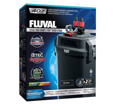 Зовнішній фільтр Fluval «407» для акваріума 150-500 л