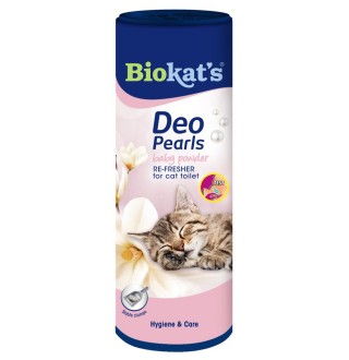 Дезодорант для котячого туалету Biokat's Deo Pearls 700 г - дитяча присипка