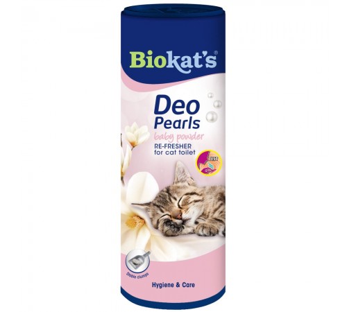 Дезодорант для котячого туалету Biokat's Deo Pearls 700 г - дитяча присипка