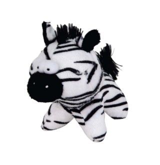 Іграшка для собак Eastland Зебра з пищалкою 12 см (плюш)