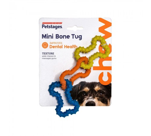 Іграшка для собак Petstages Mini Bone Tug 14 см 16.5 см x 1.3 см
