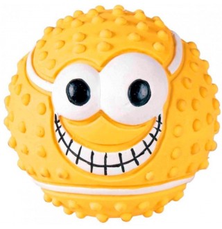 Іграшка для собак Trixie М'яч з обличчям, з пискавкою d=7 см (латекс, іграшки в асортименті)