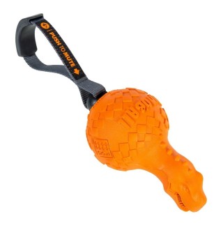 GiGwi Push to  to mute - Іграшка для собак Дінобол Т-рекс, текстиль, дерево, 28см