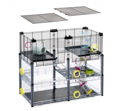 Клітка для гризунів Ferplast Multipla Hamster Crystal 72,5 x 37,5 x 62 см