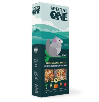 Ласощі для гризунів Special One 90 г / 2 шт. (овочевий мікс)
