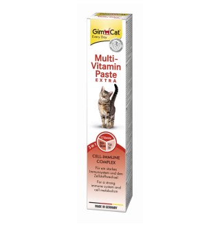 GimCat Multi-Vitamin Paste EXTRA - мультивітаміна паста з жирними кислотами для котів, 50г