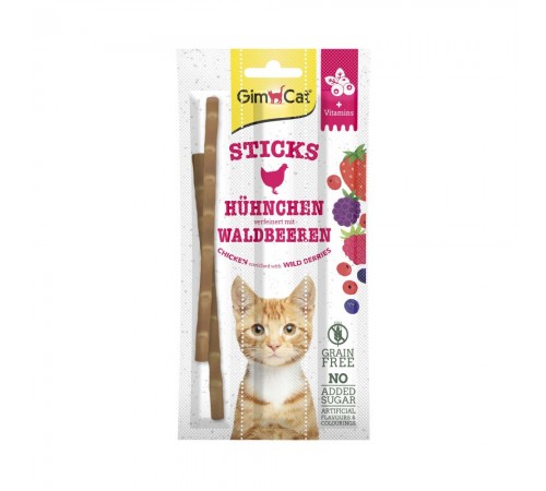 Ласощі для котів GimCat Superfood Duo-Sticks 3 шт - курка