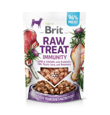 Ласощі для собак Brit Raw Treat Immunity Freeze-dried 40г - ягня і курка