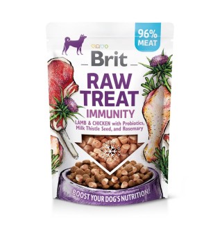 Ласощі для собак Brit Raw Treat Immunity Freeze-dried 40г - ягня і курка