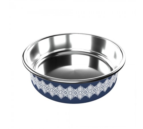 Миска металева ArjanImpex Fusion Boho Ethnic 280 мл / 11 см - синій