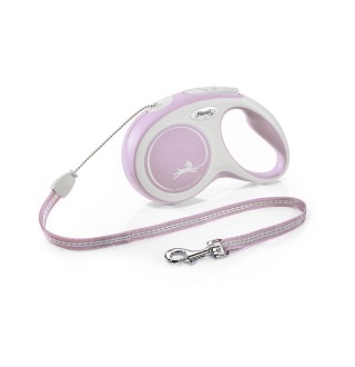 Повідець-рулетка Flexi з тросом «New Comfort» S 8 м / 12 кг (рожева)