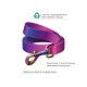 Повідець для собак Collar Waudog Nylon Recycled S - фіолетовий