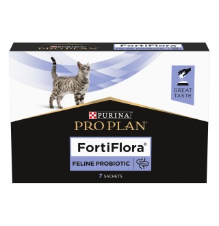 Purina Pro Plan Veterinary Diets FortiFlora Feline - кормова добавка з пробіотиком для підтримки мікрофлори ШКТ у котів та кошеня, 7г