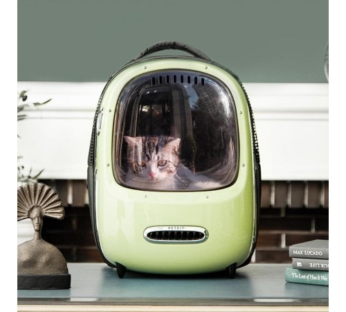 Рюкзак-переноска для котів Petkit Breezy 2 Smart Green