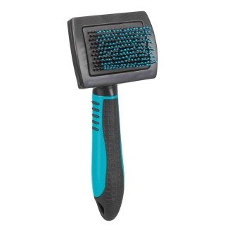 Щітка-пуходерка Trixie з пластиковою ручкою та захисними кульками 7 см / 16 см