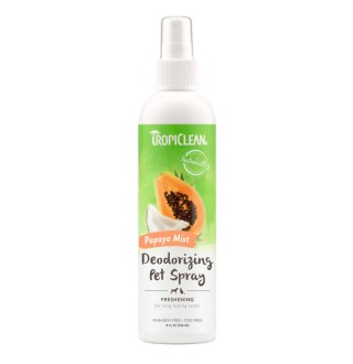 TropiClean Papaya Mist - cпрей-парфуми папайя, дезодоруючий зволожуючий з антистатиком для собак і котів, 236 мл