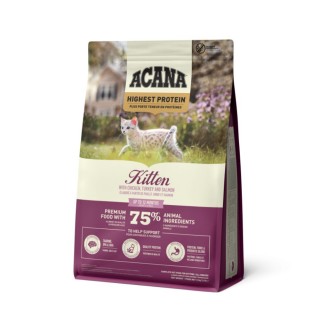 Acana Highest Protein Kitten - сухий корм з птицею і цільною рибою для кошенят, 1,8кг