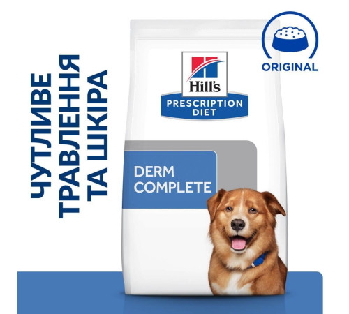 Сухий корм для собак Hill’s Prescription Diet Derm Complete 4 кг