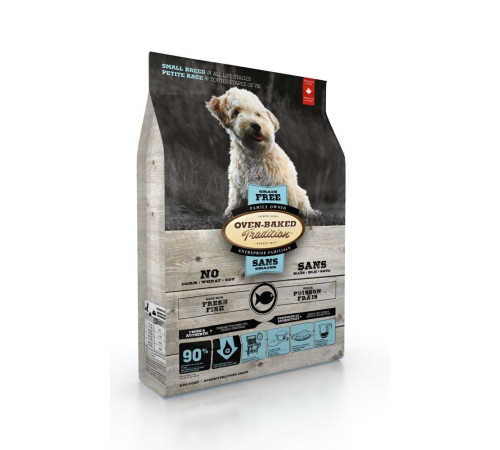 Сухий корм Oven-Baked Tradition Dog Small Breed Grain Free 1 кг - риба