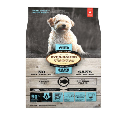 Сухий корм Oven-Baked Tradition Dog Small Breed Grain Free 1 кг - риба