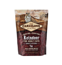 Сухий корм для котів Carnilove Cat Raindeer - Energy & Outdoor 400 г - оленина та кабан