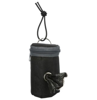 Сумка Trixie для збиральних пакетів + 2 рулона по 15 пакетів, розмір M (нейлон)