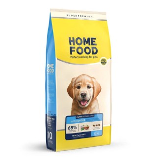 Home Food Hypoallergenic Puppy Medium/Maxi - гіпоалергенний сухий корм Форель з рисом для цуценят середніх та великих порід, 10кг