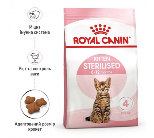 Сухий корм для кошенят Royal Canin Kitten Sterilised 2 кг