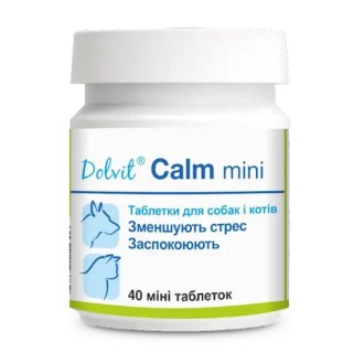 Таблетки для собак та котів Dolfos Dolvit Calm mini 40 шт
