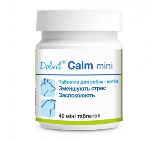 Таблетки для собак та котів Dolfos Dolvit Calm mini 40 шт