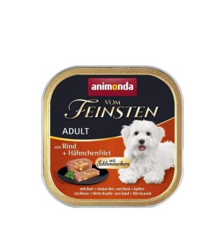 Вологий корм для собак Animonda Vom Feinsten Adult 150 г - яловичина і курка