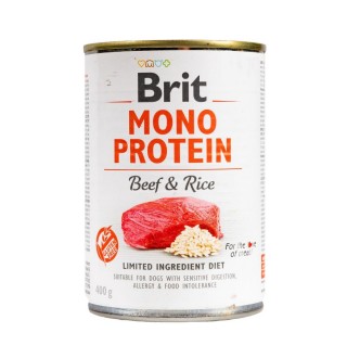 Вологий корм для собак Brit Care Mono Protein 400 г - яловичина та рис
