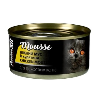 Вологий корм для котів AnimAll Adult 80 г - курка