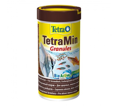 Сухий корм для акваріумних риб Tetra в гранулах «TetraMin Granules» 500 мл (для всіх акваріумних риб)