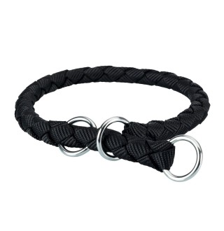 Нашийник-зашморг Trixie нейлоновий «Cavo» S-M 35-41 см / 12 мм (чорний) - 143701