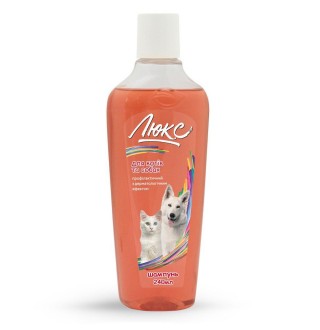 Шампунь для котів та собак «Люкс» 240 мл (для догляду за шкірою)