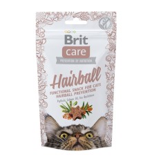 Ласощі для котів Brit Care Functional Snack Hairball 50 г (для виведення шерсті)