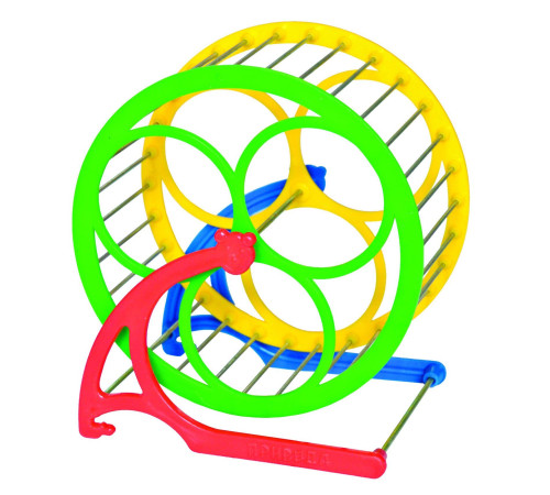 Бігове колесо для гризунів Природа на підставці d=14 см (пластик)