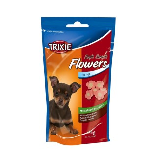 Ласощі для собак Trixie «Flowers» 75 г (курка та ягня)
