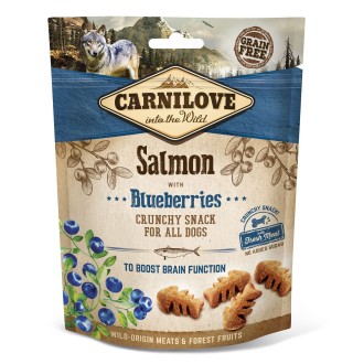 Ласощі для собак Carnilove Salmon with Blueberries 200 г (для поліпшення роботи мозку)