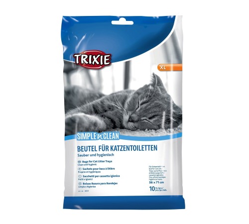 Пакети збиральні Trixie для котячих туалетів «Simple‘n‘Clean» 56 x 71 см, 10 шт.