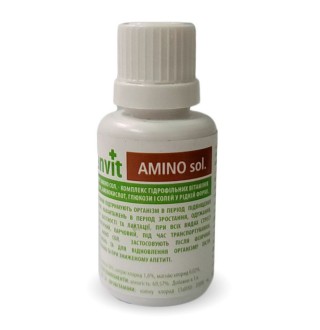 Canvit Aminosol - іммуномодулюючиий комплекс Аміносол для всіх видів тварин, 30мл