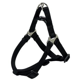 Шлея-петля Trixie нейлонова «Premium» XS-S 30-40 см / 10 мм (чорна) - 204301