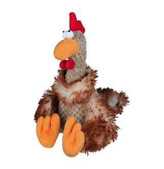 Іграшка для собак Trixie Півень з пискавкою 22 см (плюш)