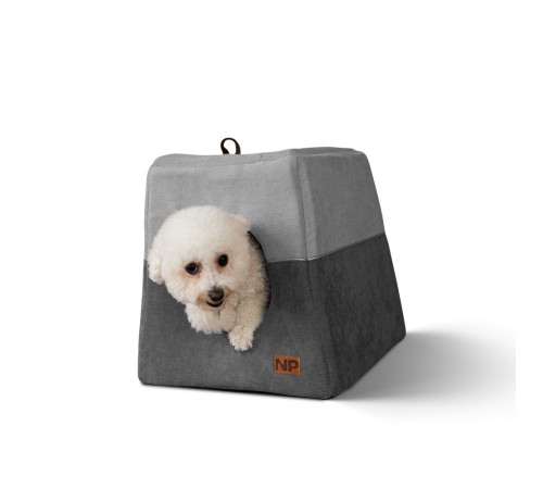 Будиночок для собак Noble Pet Xavier Grey 50 x 50 x 40 см