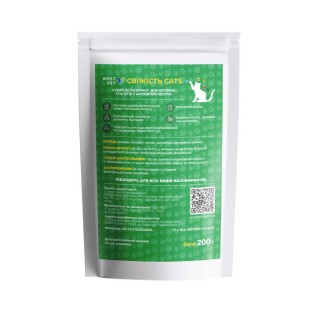 Дезодорант для котячого туалету West Vet Свіжість Cats 200 г - яблуко