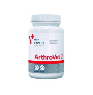 Харчова добавка для собак та котів Vet Expert ArthroVet профілактика проблем з суглобами і хрящами, 60 таблеток