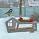 Годівниця для птахів House for Birds Будиночок 15х36х12,5 см - білий